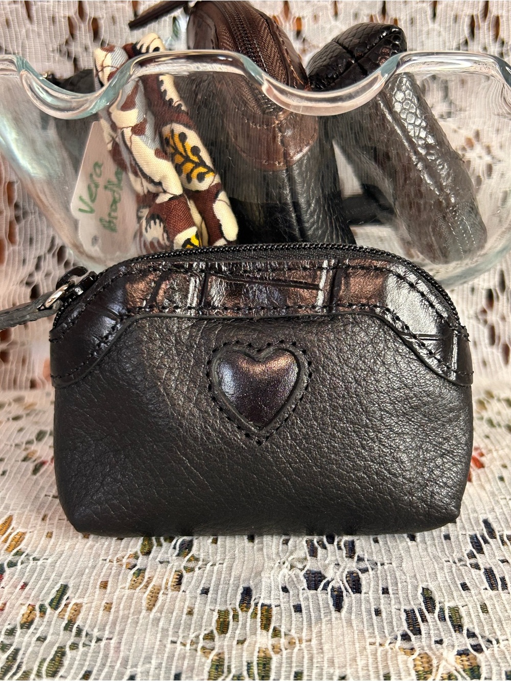 Brighton Black on Black Coin Purse